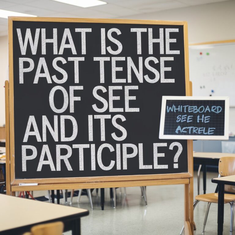 What is the Past Tense of See and its Past Participle? - Grammar Blend