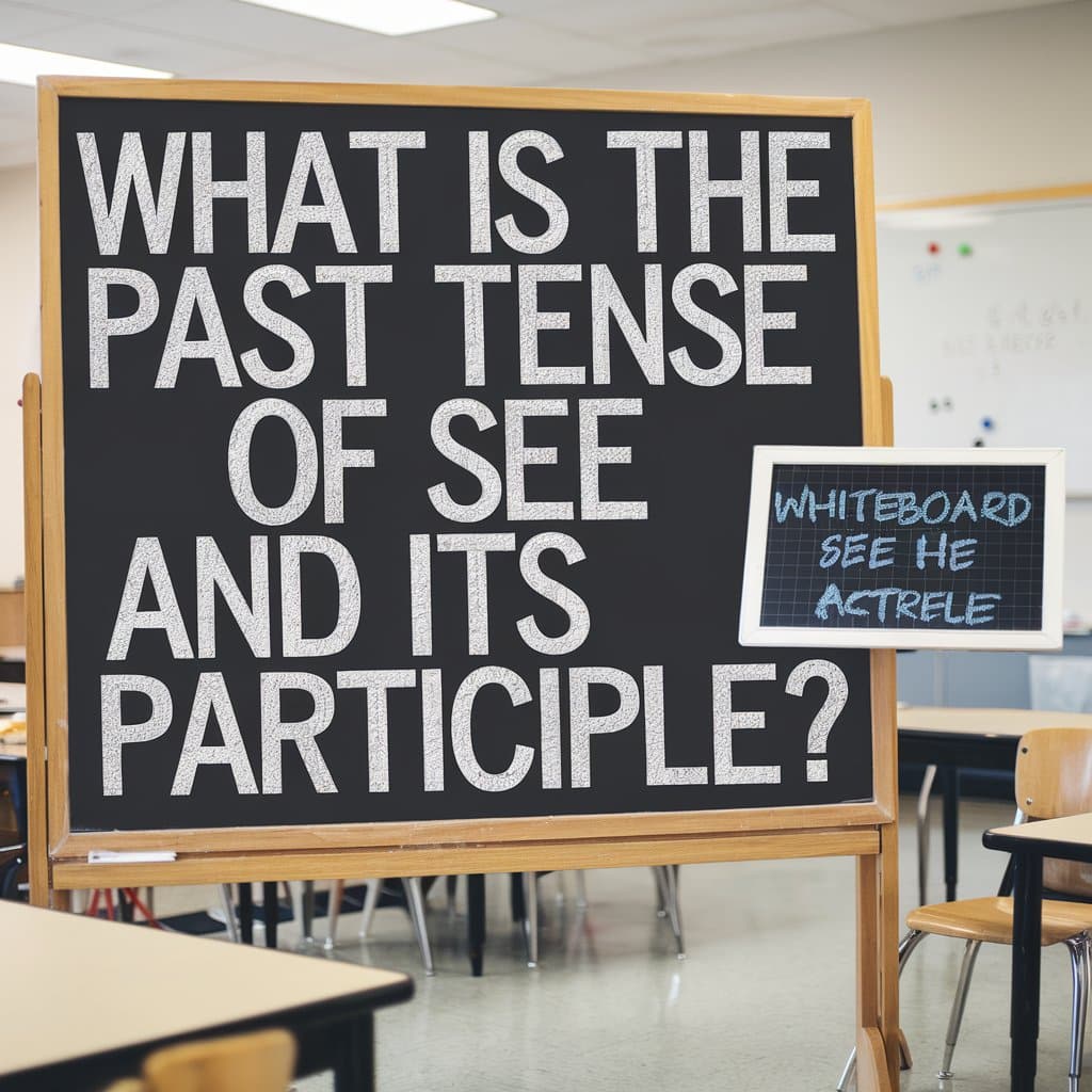 What is the Past Tense of See and its Past Participle?