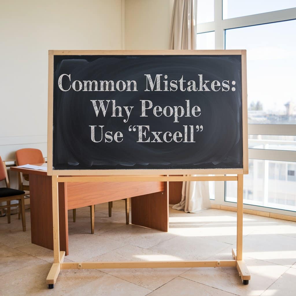 Common Mistakes: Why People Use “Excell”