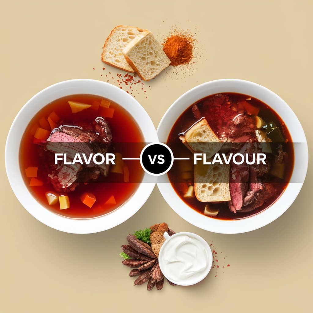 Flavor vs Flavour