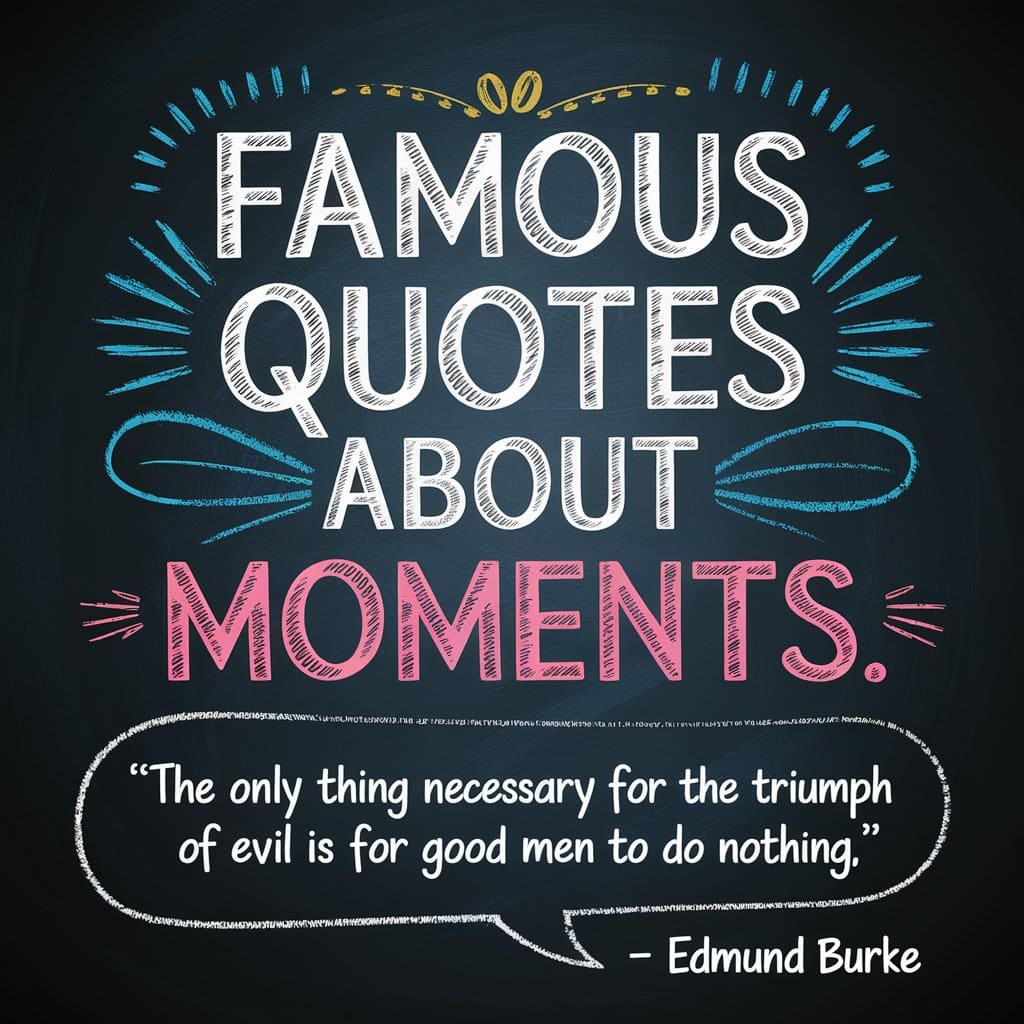 Famous Quotes about Moments