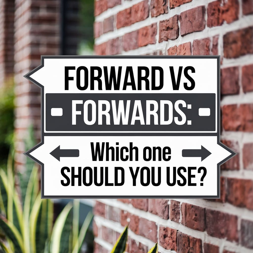 Forward vs Forwards Which One Should You Use