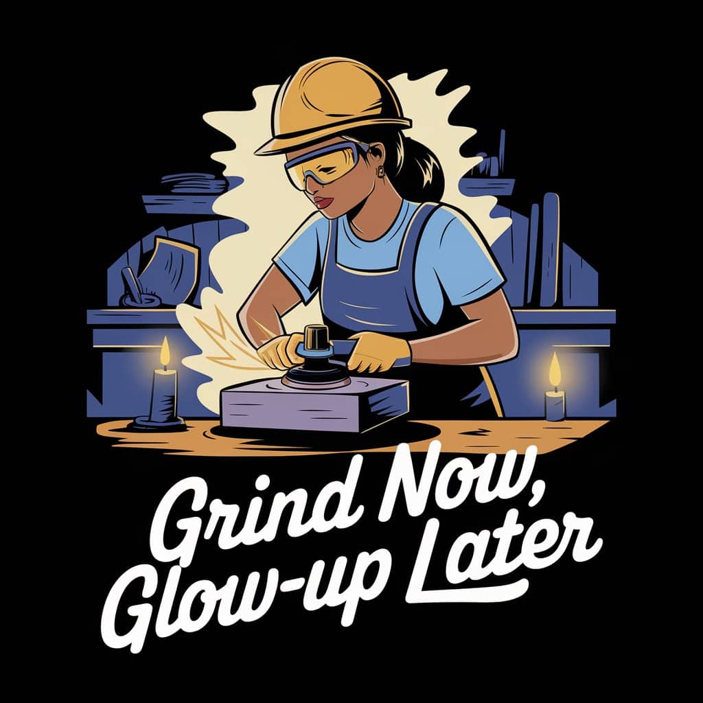 “Grind Now, Glow-Up Later”