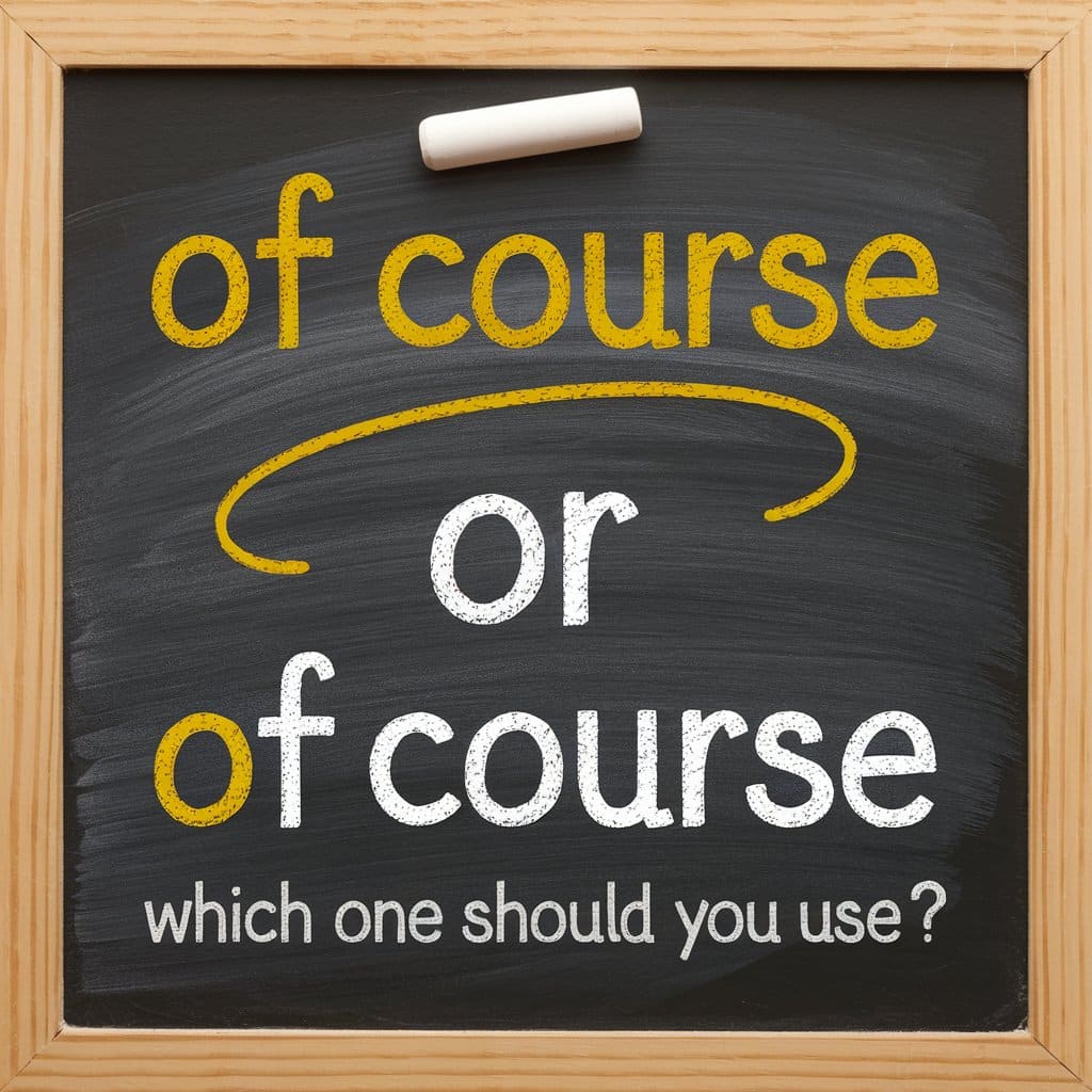 Of Course or Ofcourse: Which One Should You Use? - Grammar Blend