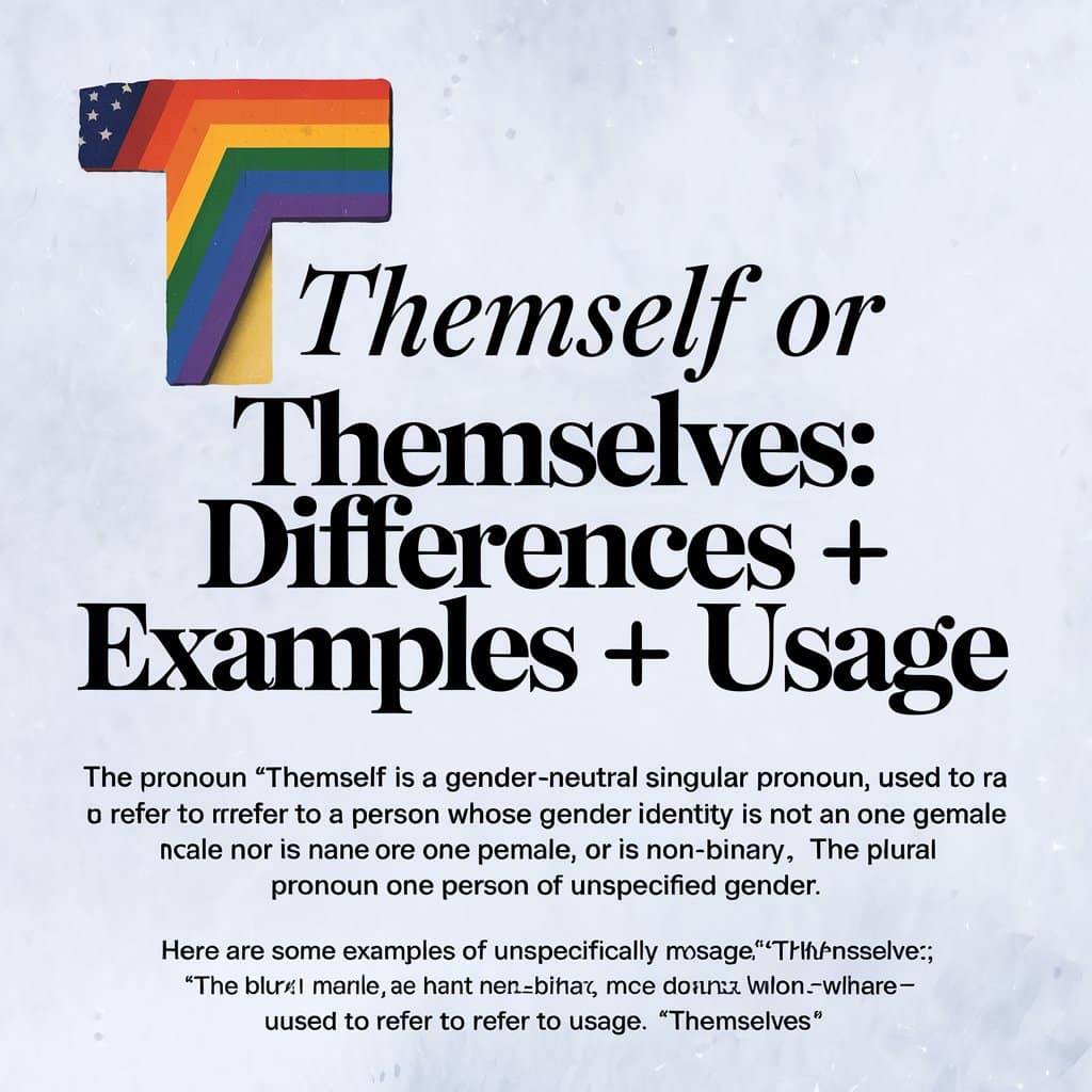 Practical Examples of Using “Themself” or “Themselves”