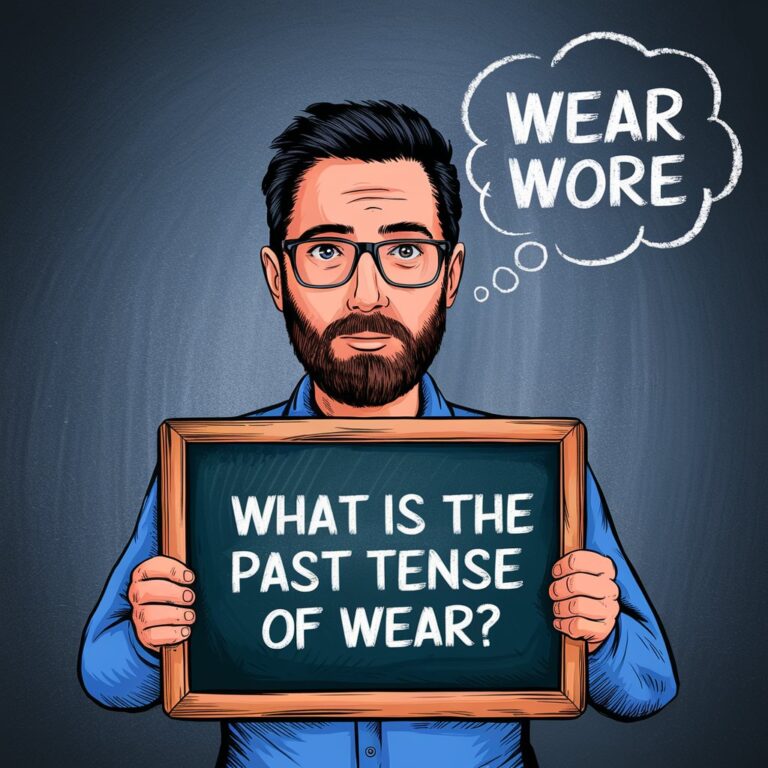 What Is The Past Tense of Wear? - Grammar Blend