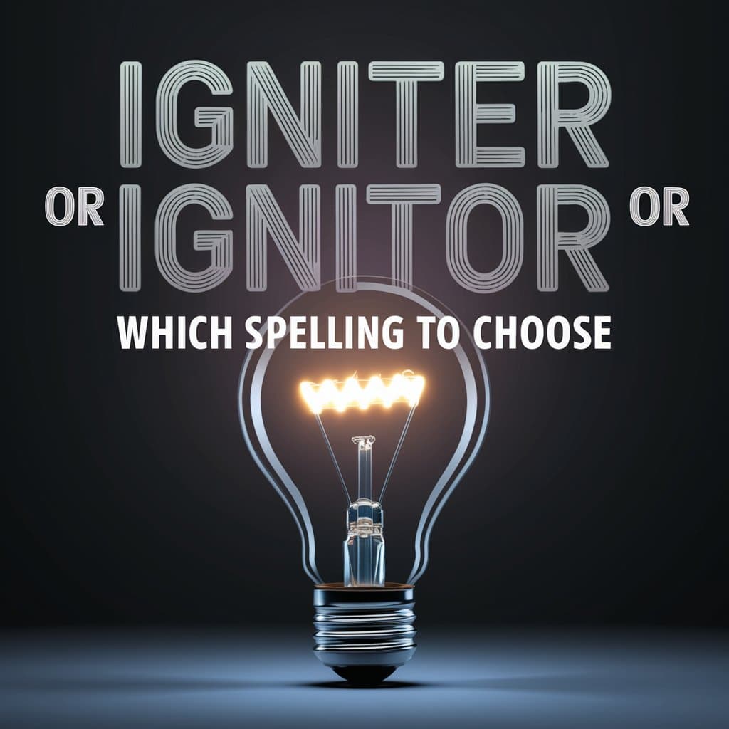 Igniter or Ignitor: Which Spelling Should You Choose?