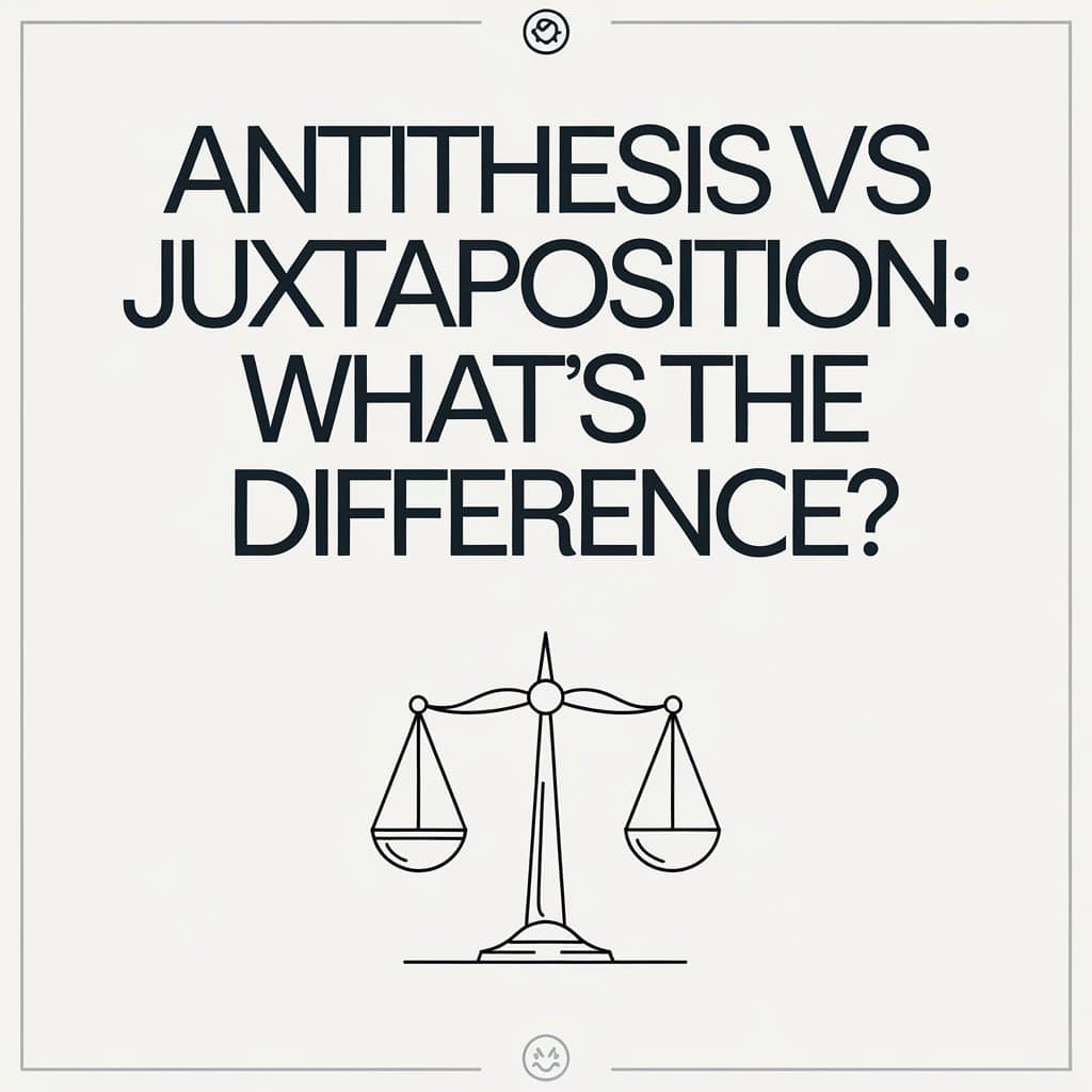 Antithesis vs Juxtaposition: What’s the Difference?