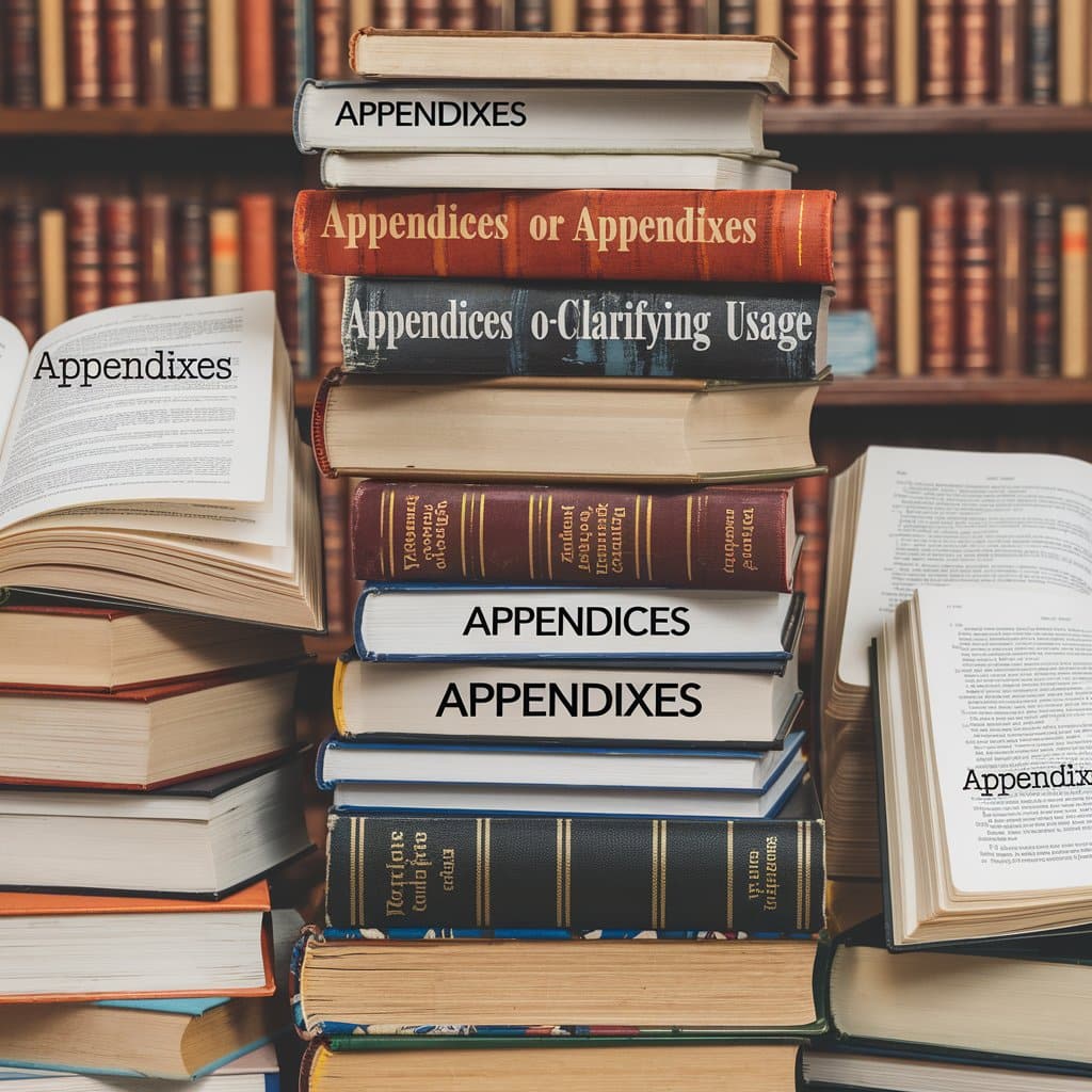 Appendices or Appendixes? which one to use