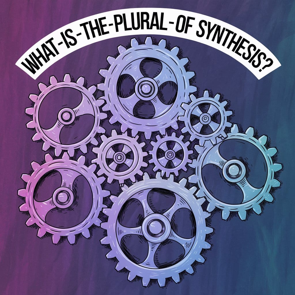 What is the Plural of “Synthesis”?