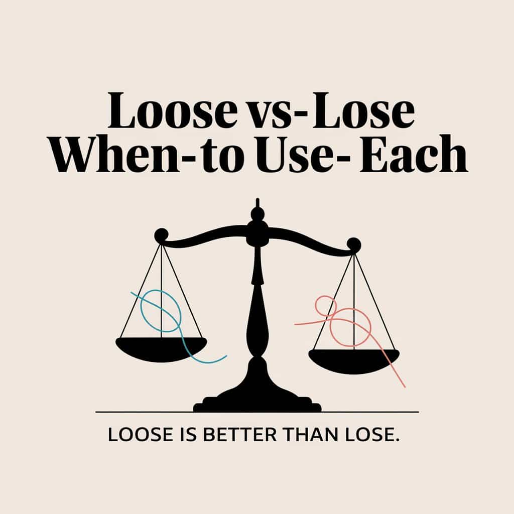 Loose vs Lose