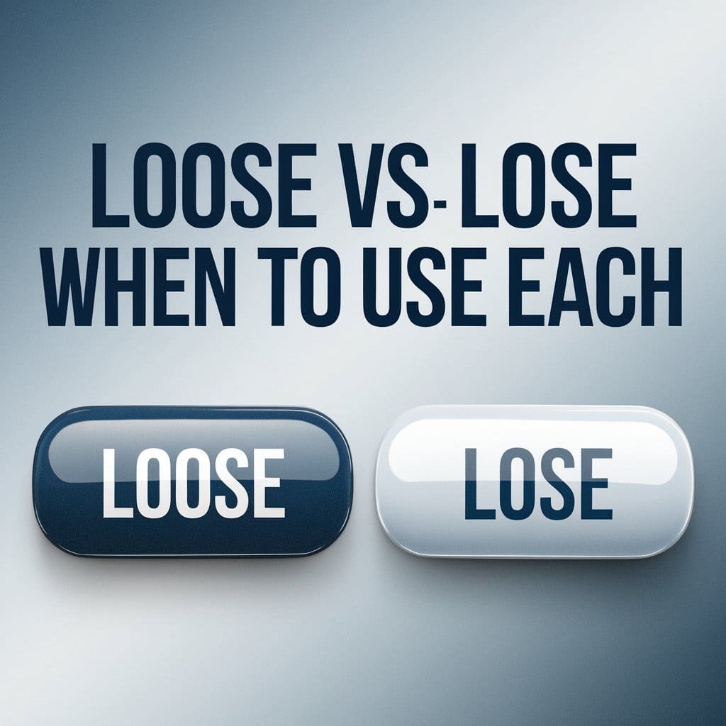 Loose vs Lose