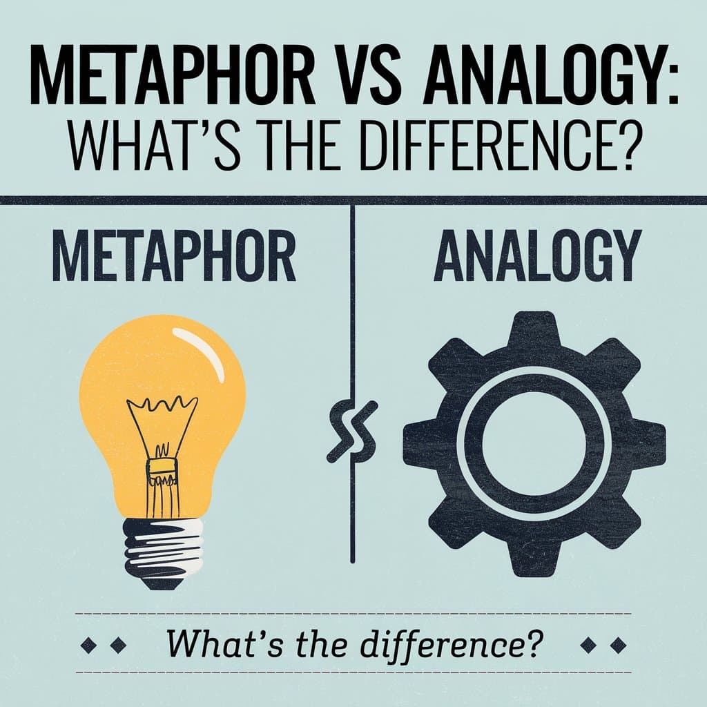 Metaphor vs Analogy difference