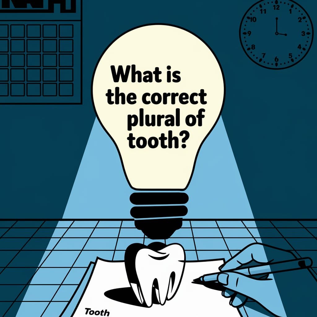 Correct Plural of Tooth