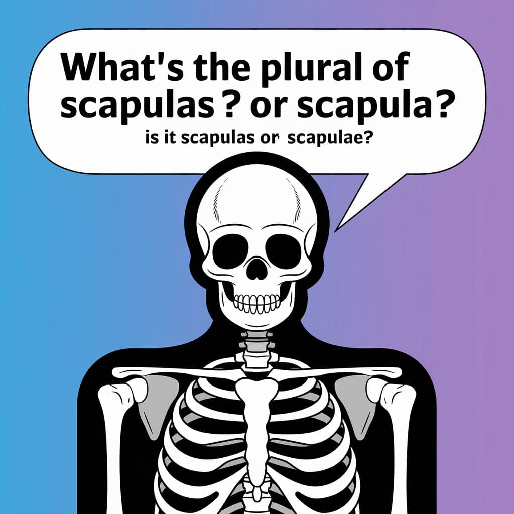 What’s the Plural of Scapula? Is it Scapulas or Scapulae?