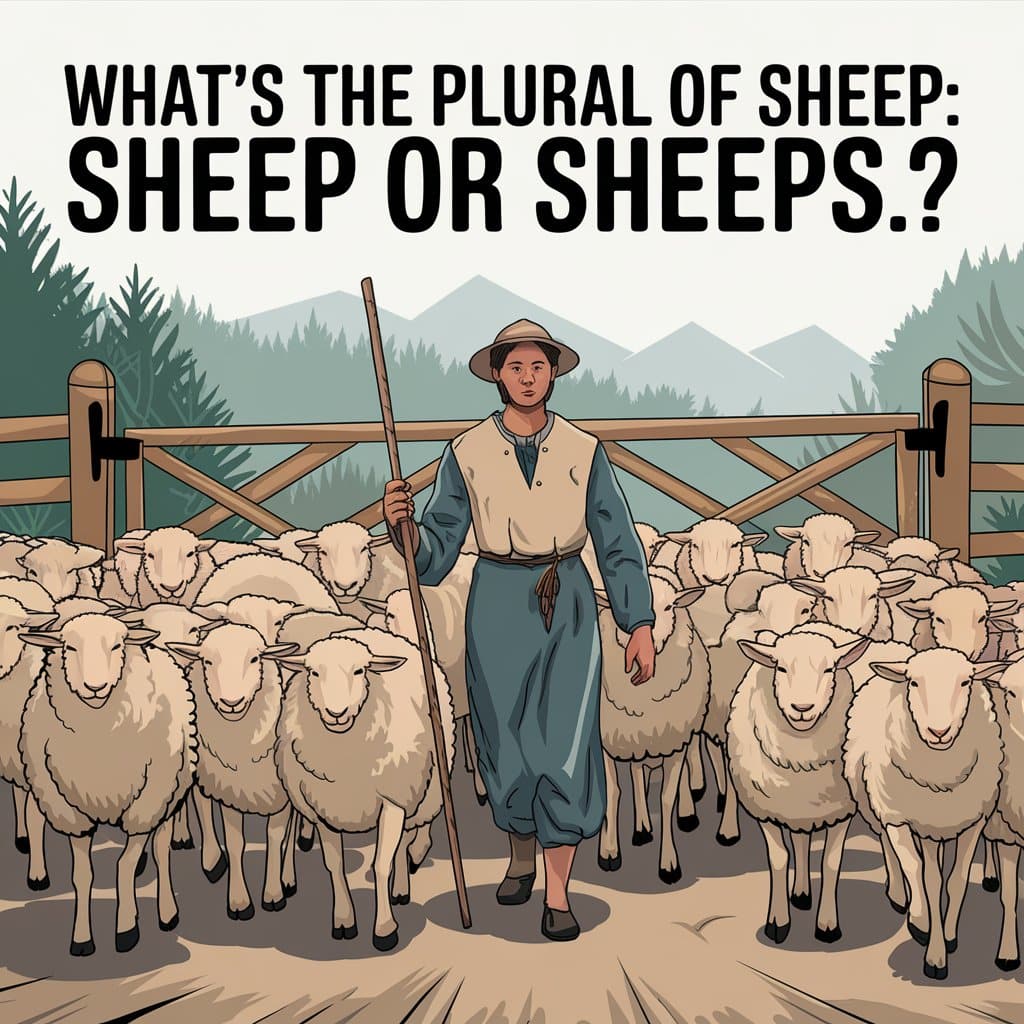 What’s the Plural of Sheep: Sheep or Sheeps?