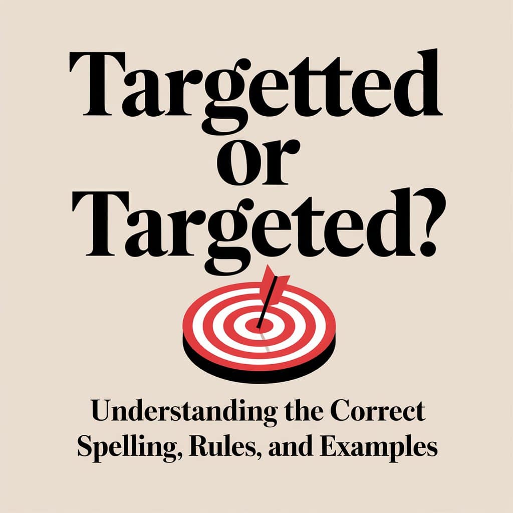 Targetted Or Targeted? – Examples + Spelling