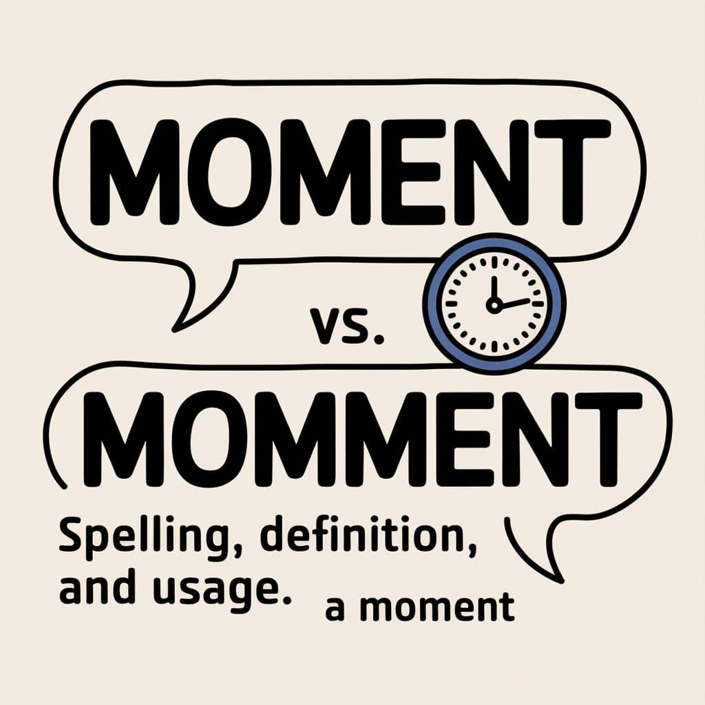 Moment vs Momment