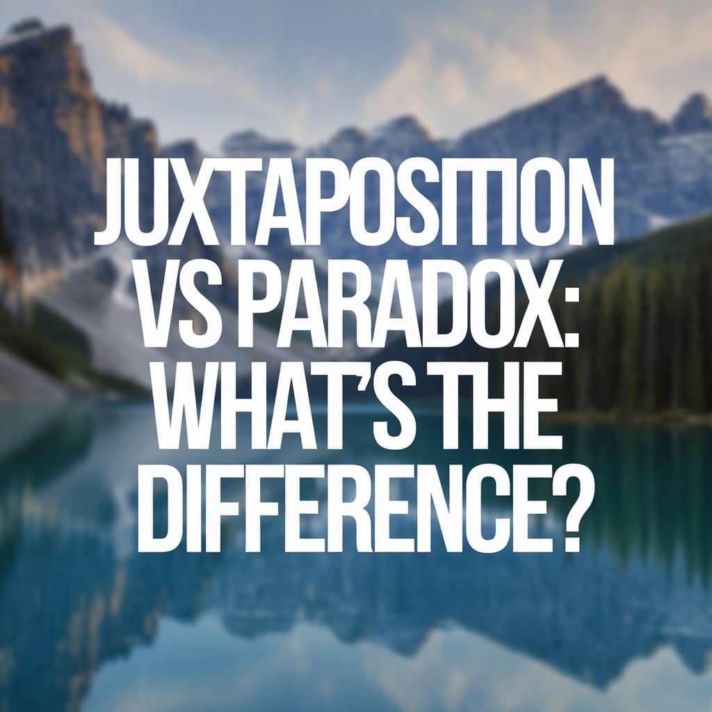 Juxtaposition vs Paradox: What’s the Difference?