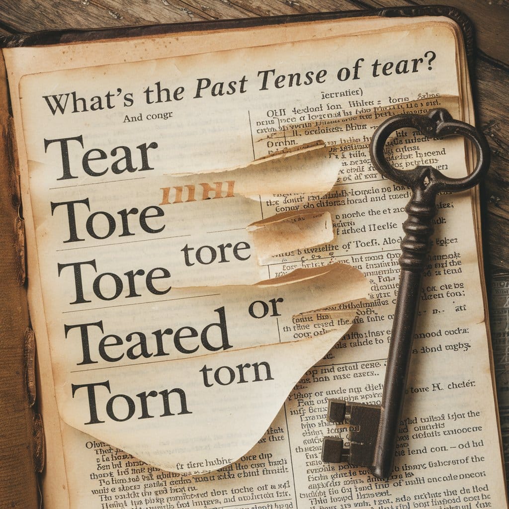 Tore, tear, torn, teared