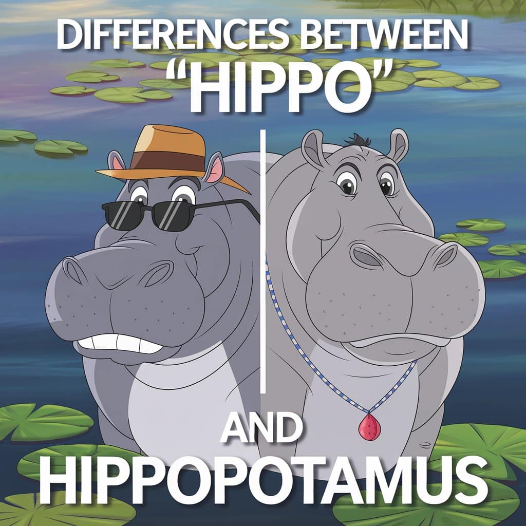 Differences Between “Hippo” and “Hippopotamus”