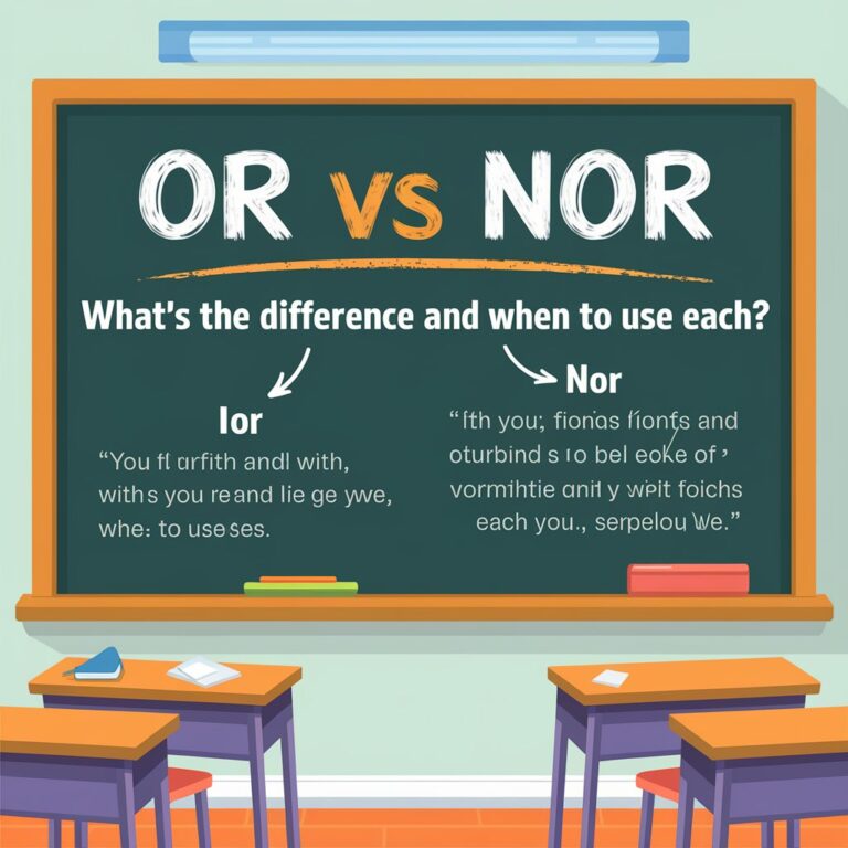 Or And Nor Difference