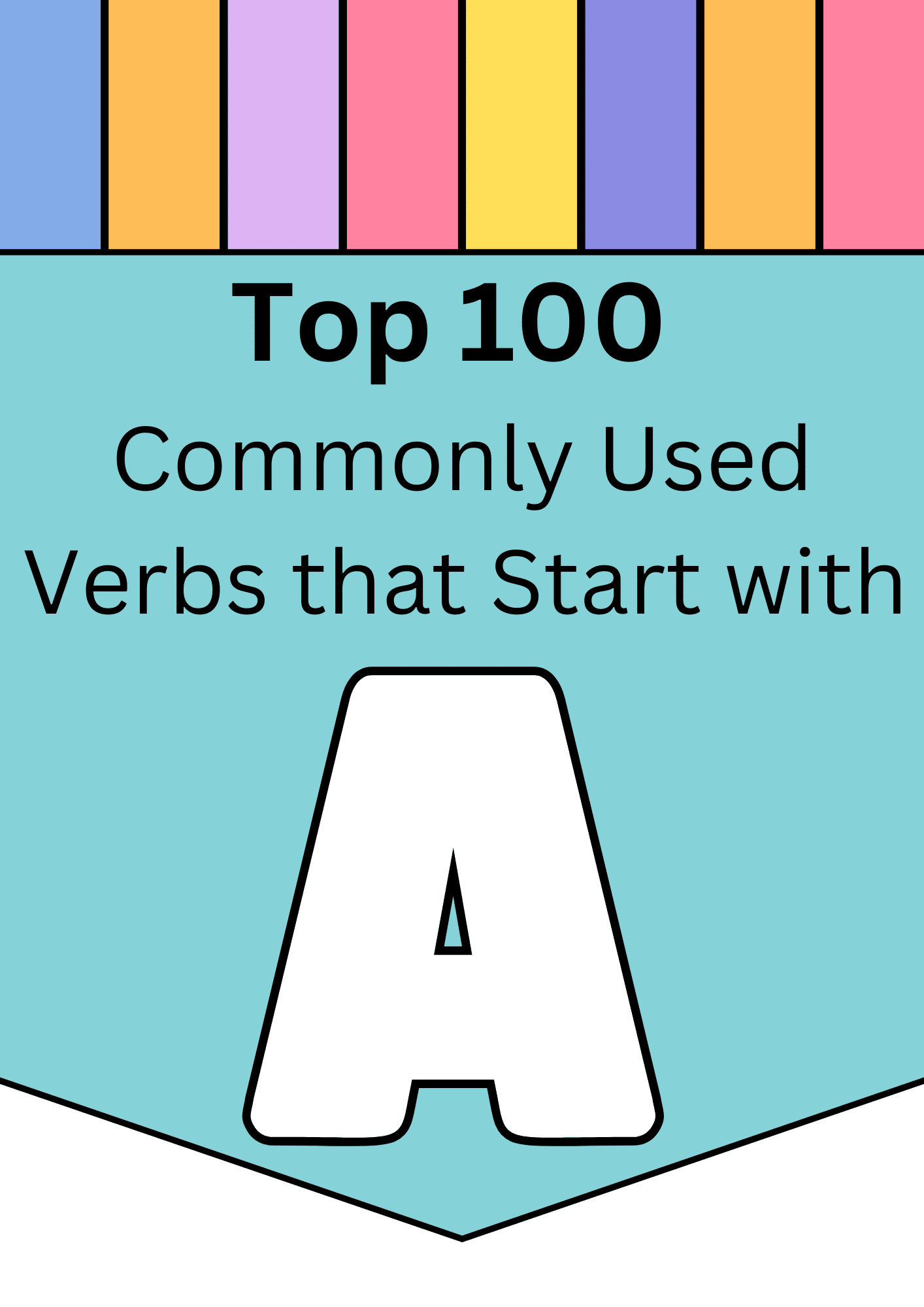 Top 100 Commonly Used Verbs that Start with A