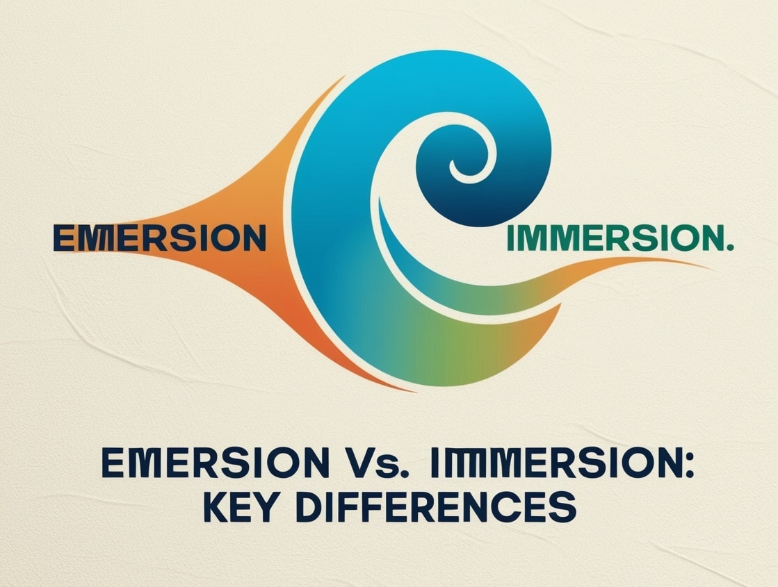 Emersion vs. Immersion Key Differences