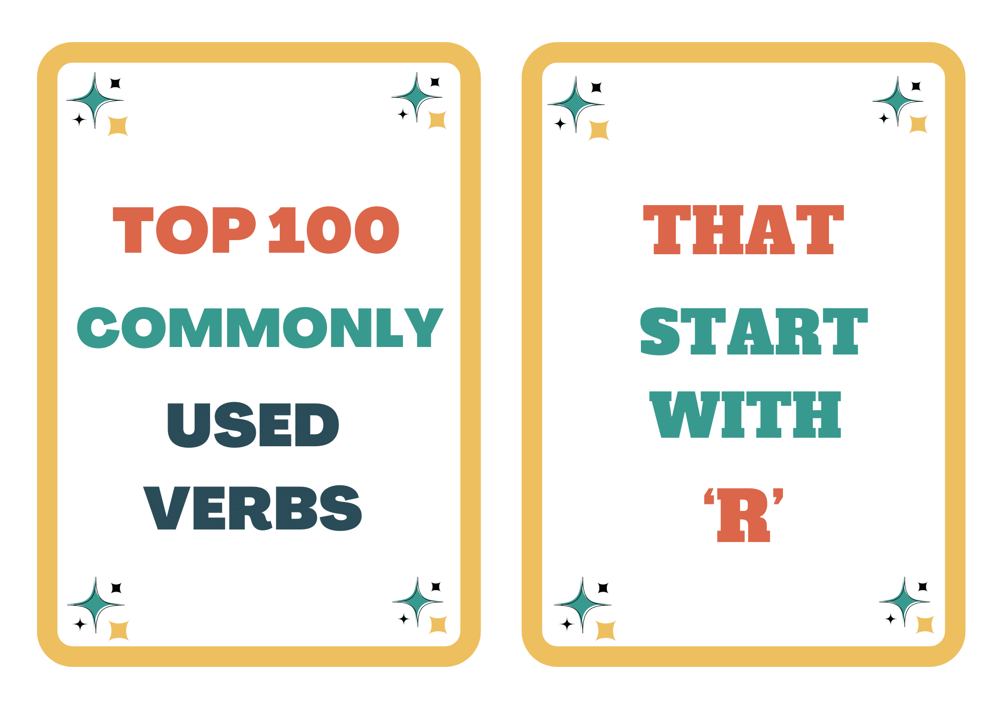 Commonly Used Verbs That Start with R