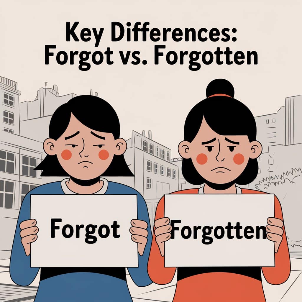 Key Differences Forgot vs. Forgotten