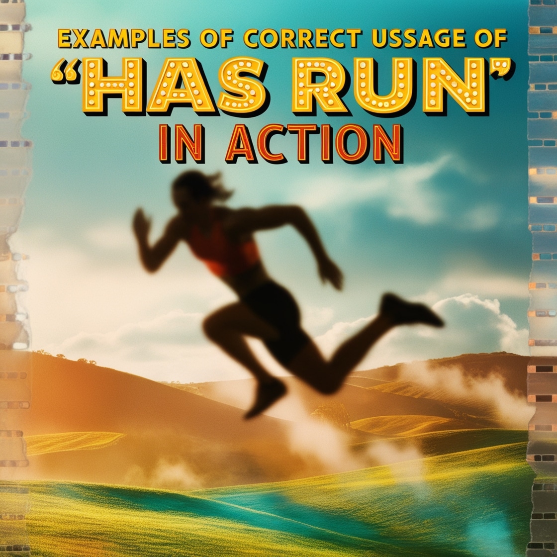 Examples of Correct Usage of 'Has Run' in action