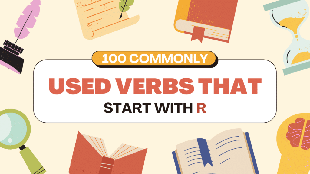 Top 100 Commonly Used Verbs That Start With R