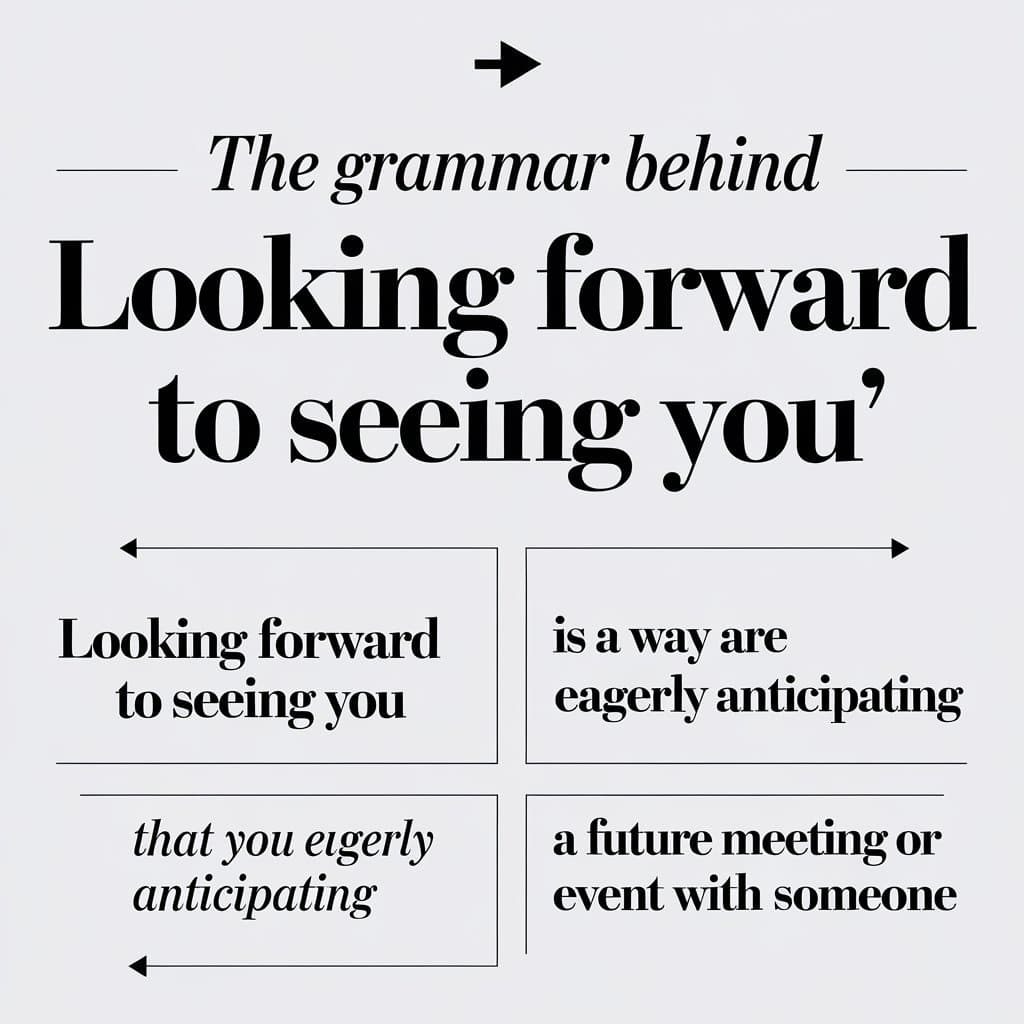 The Grammar Behind “Looking Forward to Seeing You”