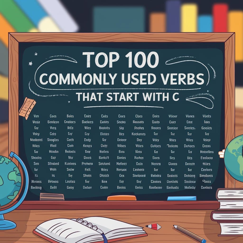 Top 100 Commonly Used Verbs That Start with C