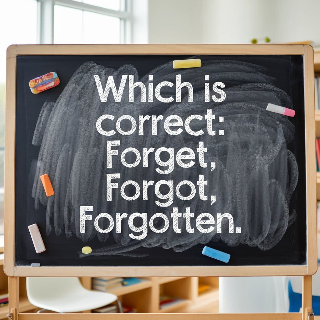 Which is Correct: Forget, Forgot, Forgotten – Understanding Verb Tenses