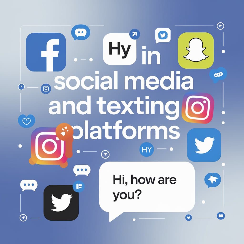 HY in Social Media and Texting Platforms