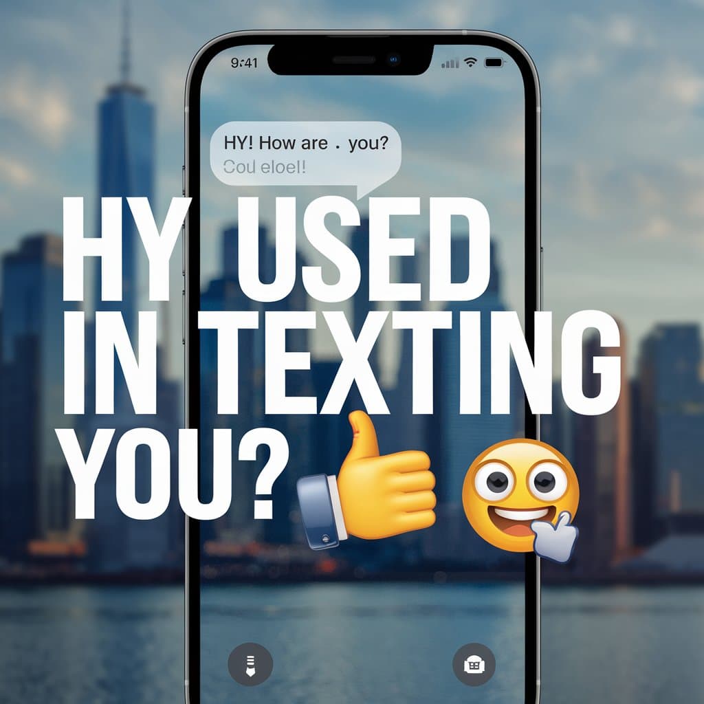 HY is Used in Texting